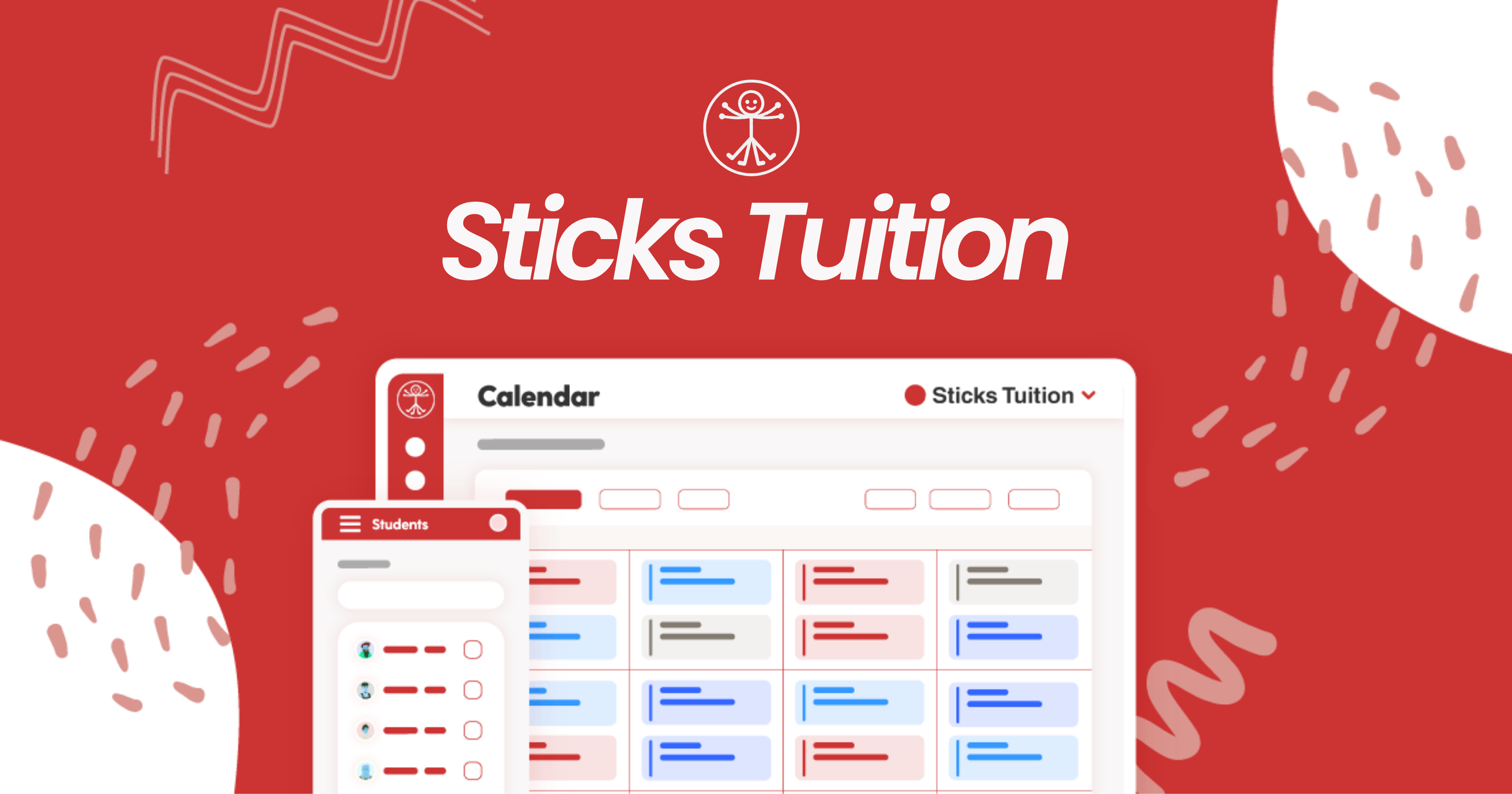 Sticks Tuition lesson scheduling and student support preview